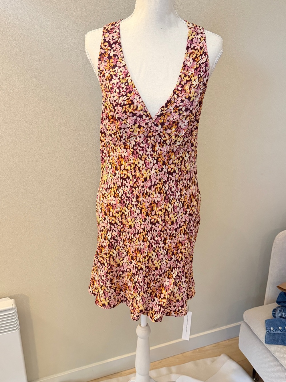 NWT Reformation Calix Dress Bisou Size M